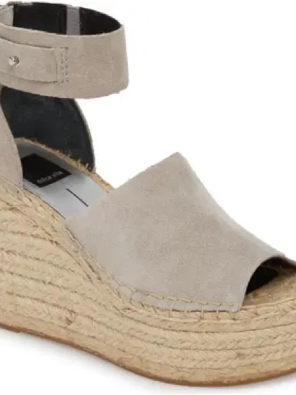 Dolce Vita Straw Wedge Espadrille Sandal